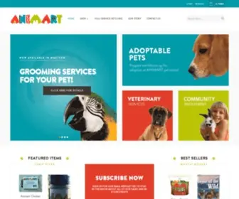 Animartpet.com(Animart Pet Stores) Screenshot