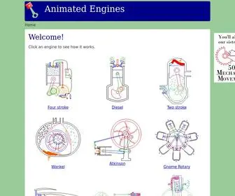 Animatedengines.com(Animated Engines) Screenshot