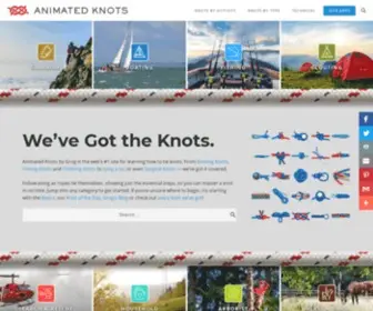 Animatedknots.com(Animated Knots) Screenshot