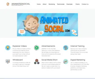 Animatedsocial.com(Make Business Serious Fun) Screenshot