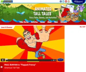 Animatedtalltales.com(Animated Tall Tales) Screenshot