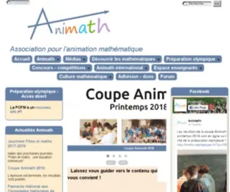 Animath.fr(Association) Screenshot