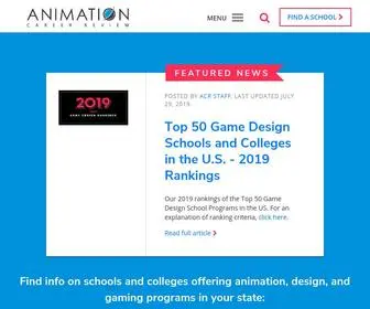 Animationcareerreview.com(Animation Career Review) Screenshot