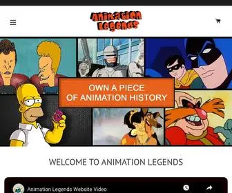 Animationlegends.com(Animation Legends) Screenshot