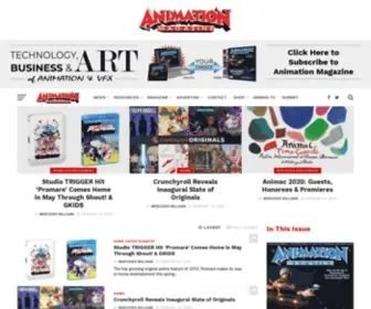 Animationmagazine.net(Animation Magazine) Screenshot