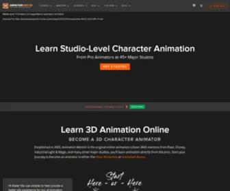 Animationmentor.com(Animation Mentor) Screenshot