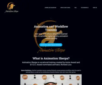 Animationsherpa.com(Animationsherpa) Screenshot