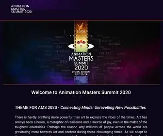 Animationsummit.in(Animation Masters Summit 2020) Screenshot