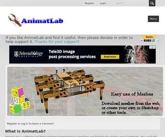 Animatlab.com(Neuromechanical & Biomechanical Simulation) Screenshot