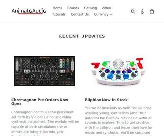 Animatoaudio.com(Animato Audio) Screenshot