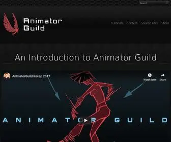 Animatorguild.com(Animator Guild) Screenshot