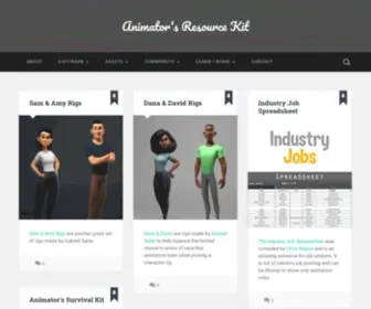 Animatorsresourcekit.blog(Animator's Resource Kit) Screenshot