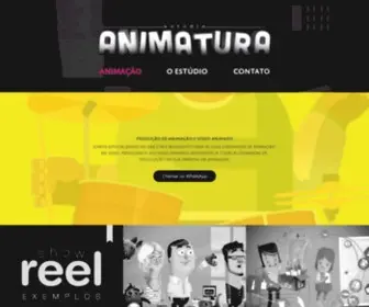 Animatura.com.br(Produtora Especializada na Criação de Vídeos Animados) Screenshot