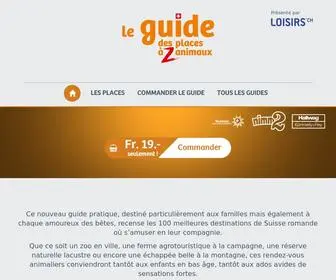 Animaux-Famille.ch(Le guide des places à Z'animaux) Screenshot