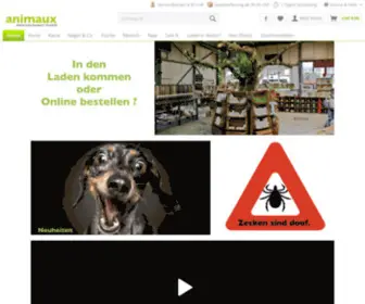 Animaux-Shop.ch Screenshot