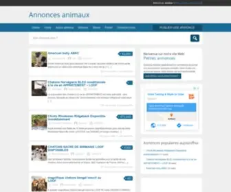 Animaux.biz(Elevage Adoption Saillie) Screenshot