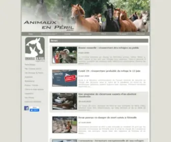 Animauxenperil.be(Animaux) Screenshot