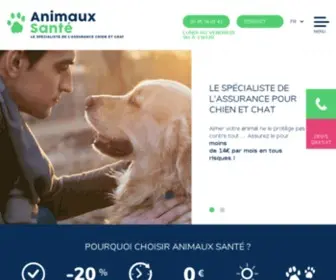 Animauxsante.com(Animaux Santé) Screenshot