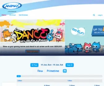 Animaxindia.com(India Animax) Screenshot
