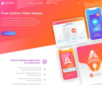 Animazer.com(Free Online Promo Video Maker) Screenshot