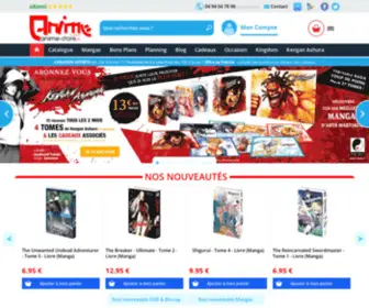Anime-Collection.fr(DVD, Blu-Ray, Manga) Screenshot