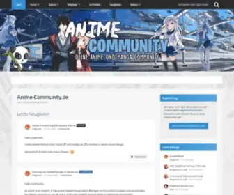 Anime-Community.de(Seit 20 Jahren eure deutschsprachige Community zu Anime) Screenshot