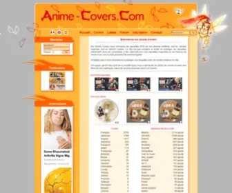 Anime-Covers.com(Anime Covers : toutes les jaquettes DVD de vos animes préférés) Screenshot