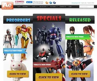 Anime-Export.com(Anime-Export web store) Screenshot