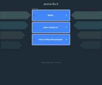 Anime-Flix.fr(Anime-flix | anime-flix) Screenshot