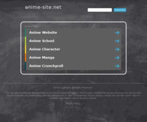 Anime-Site.net(Anime Site) Screenshot