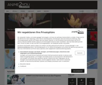 Anime2You.biz(Täglich aktuelle Anime) Screenshot