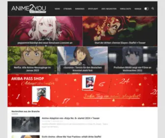 Anime2You.de(Täglich aktuelle Anime) Screenshot