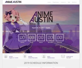 Animeaustin.com(Anime Austin) Screenshot