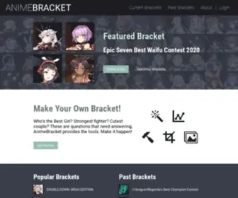 Animebracket.com(Richard Cox) Screenshot