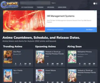 Animecountdown.com(Anime Countdown) Screenshot