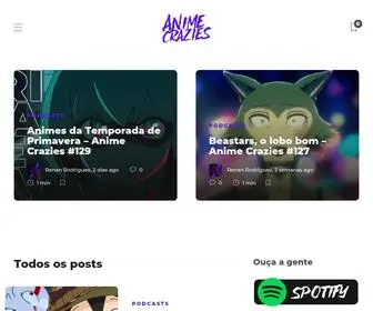 Animecrazies.com.br(Anime Crazies) Screenshot