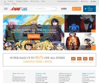 AnimecrazyStore.com(Anime Crazy Store) Screenshot