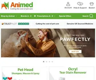 Animeddirect.co.uk(Pet Foods) Screenshot