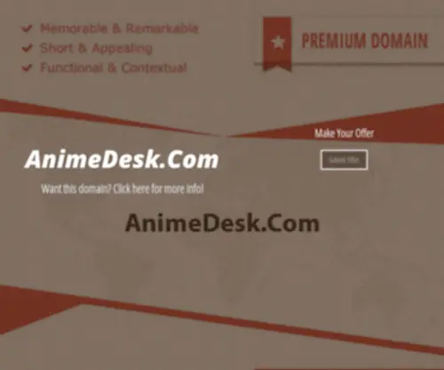 Animedesk.com(Animedesk) Screenshot