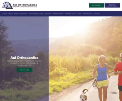 Animedicalgroup.com(Ani Orthopaedics) Screenshot