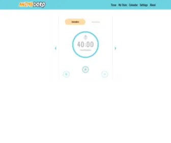 Animedoro.io(AnimeDoro Timer and Productivity) Screenshot