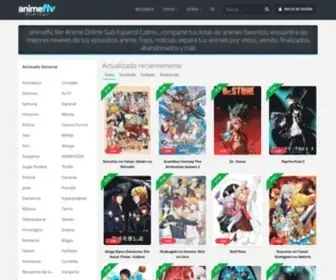 Animeflvnet.com(Animeflv) Screenshot