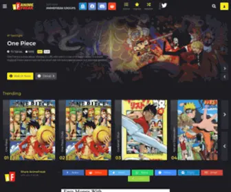 Animefreak.site(Animefreak site) Screenshot