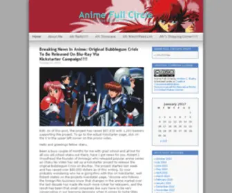 Animefullcircle.com(Anime Full Circle) Screenshot