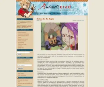 Animegerad.com(Anime Community) Screenshot