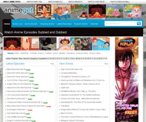 Animeget.com(Watch Anime Episodes Subbed Dubbed Streaming Online) Screenshot