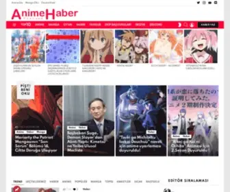 Animehaber.com(Anime ve Manganın Çok Ötesinde) Screenshot