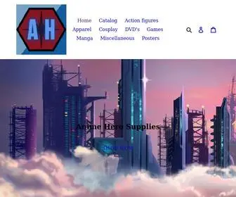 Animeherosupplies.com(Create an Ecommerce Website and Sell Online) Screenshot