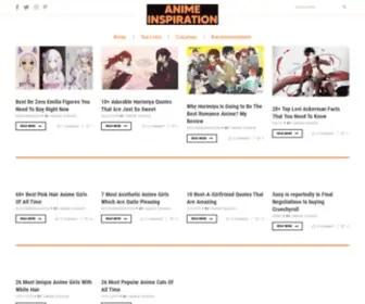 Animeinspiration.com(Anime Inspiration) Screenshot