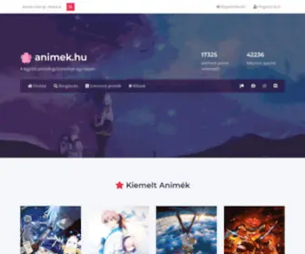 Animek.hu(A weboldaldal 2017) Screenshot